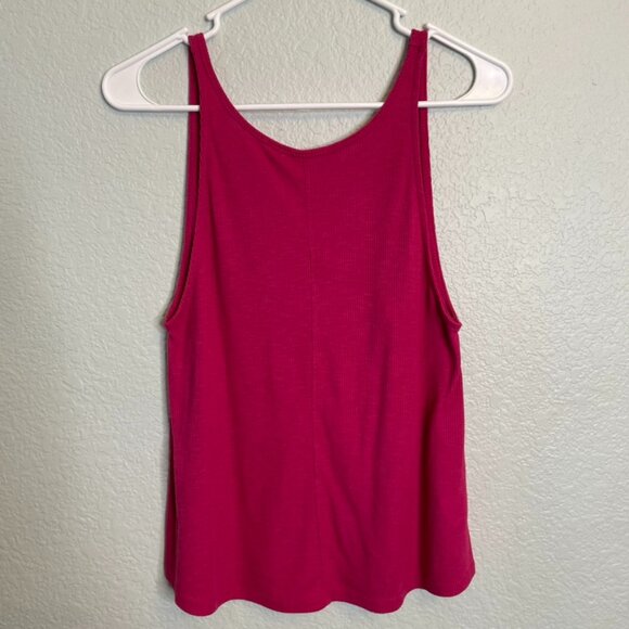 We The Free Dark Pink Flowy Loose Relaxed Tank Top | XS - Picture 1 of 5